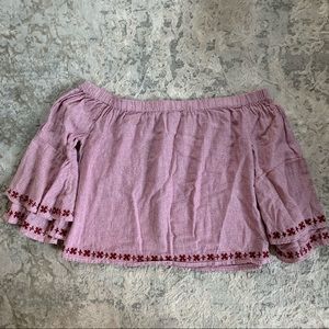 Lucky Brand Off the Shoulder Top